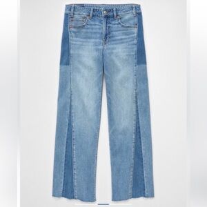 2025 AE Dreamy Drape Low-Rise Baggy Wide Leg Patchwork jeans